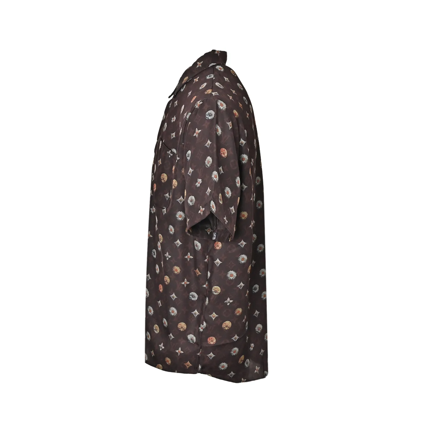 Louis Vuitton/Louis Vuitton 26ss presbyopia daisy all-print suit short-sleeved shirt